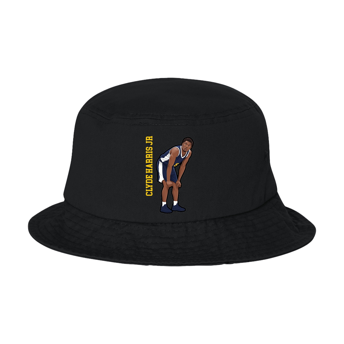Bucket Cap — Name Vertical in Black