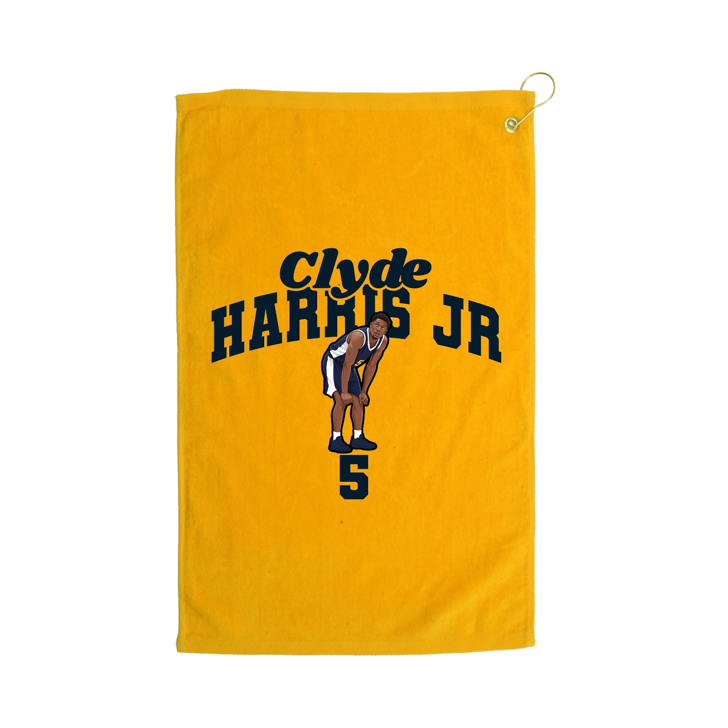 Golf Towel — Signature Arch in Gold