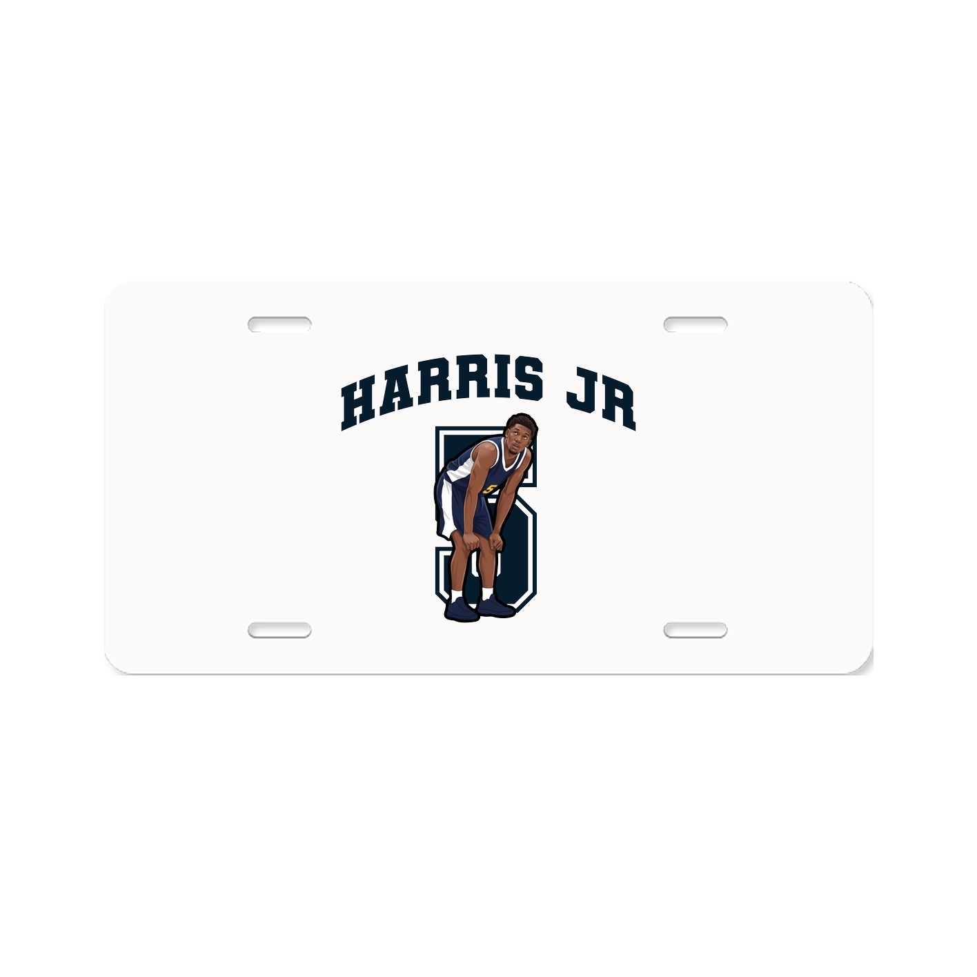 License Plate — Number in Classic