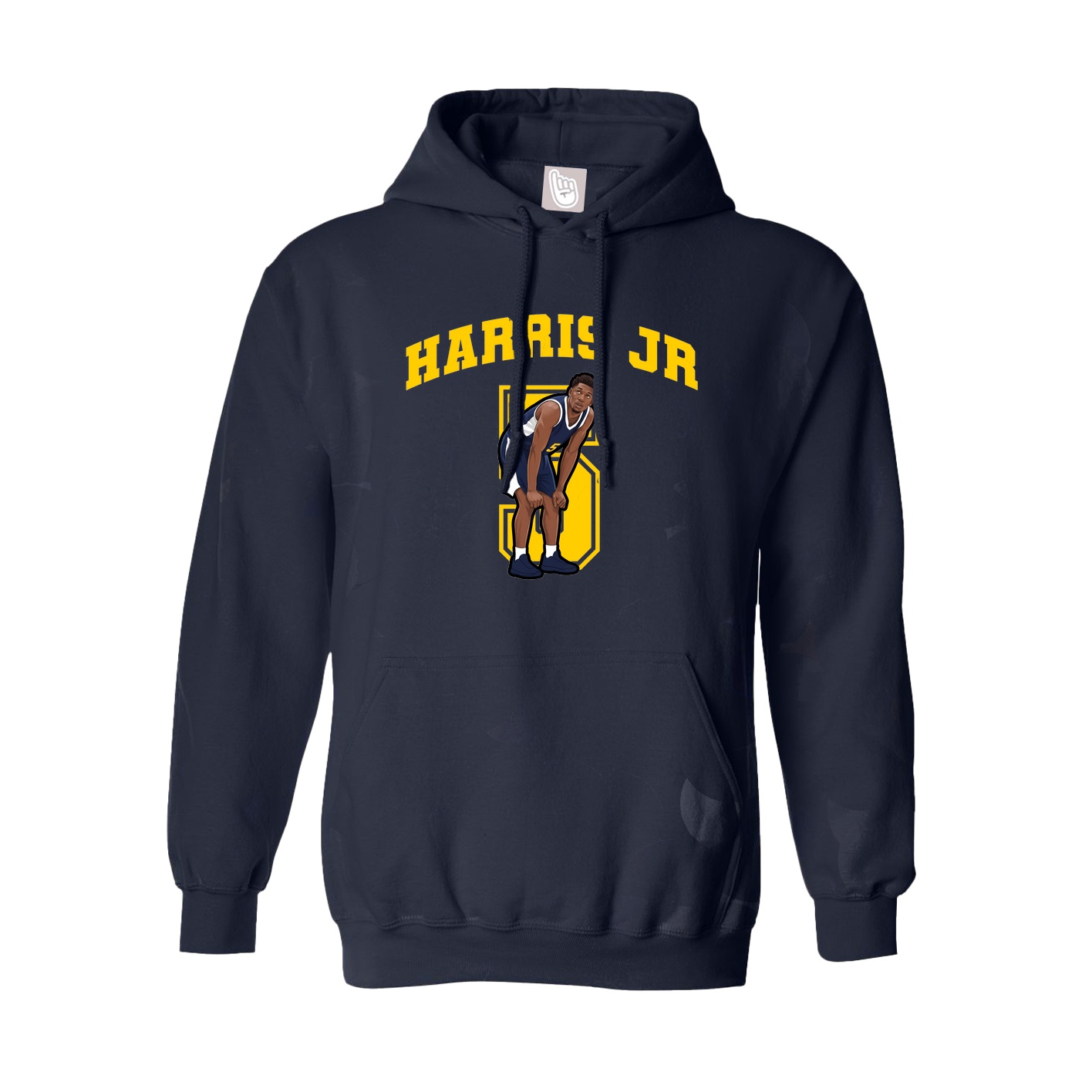 Youth Hoodie — Number in Navy