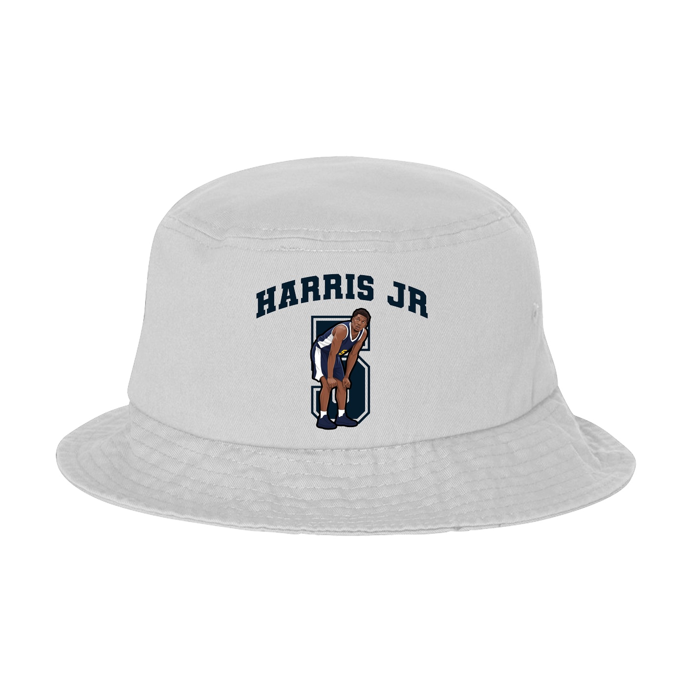 Bucket Cap — Number in White