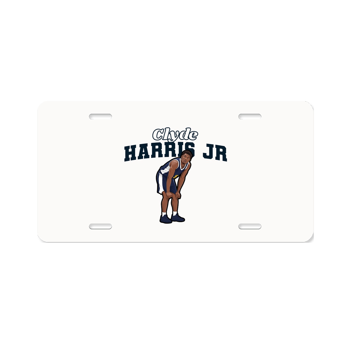 License Plate — Name Arch in Classic