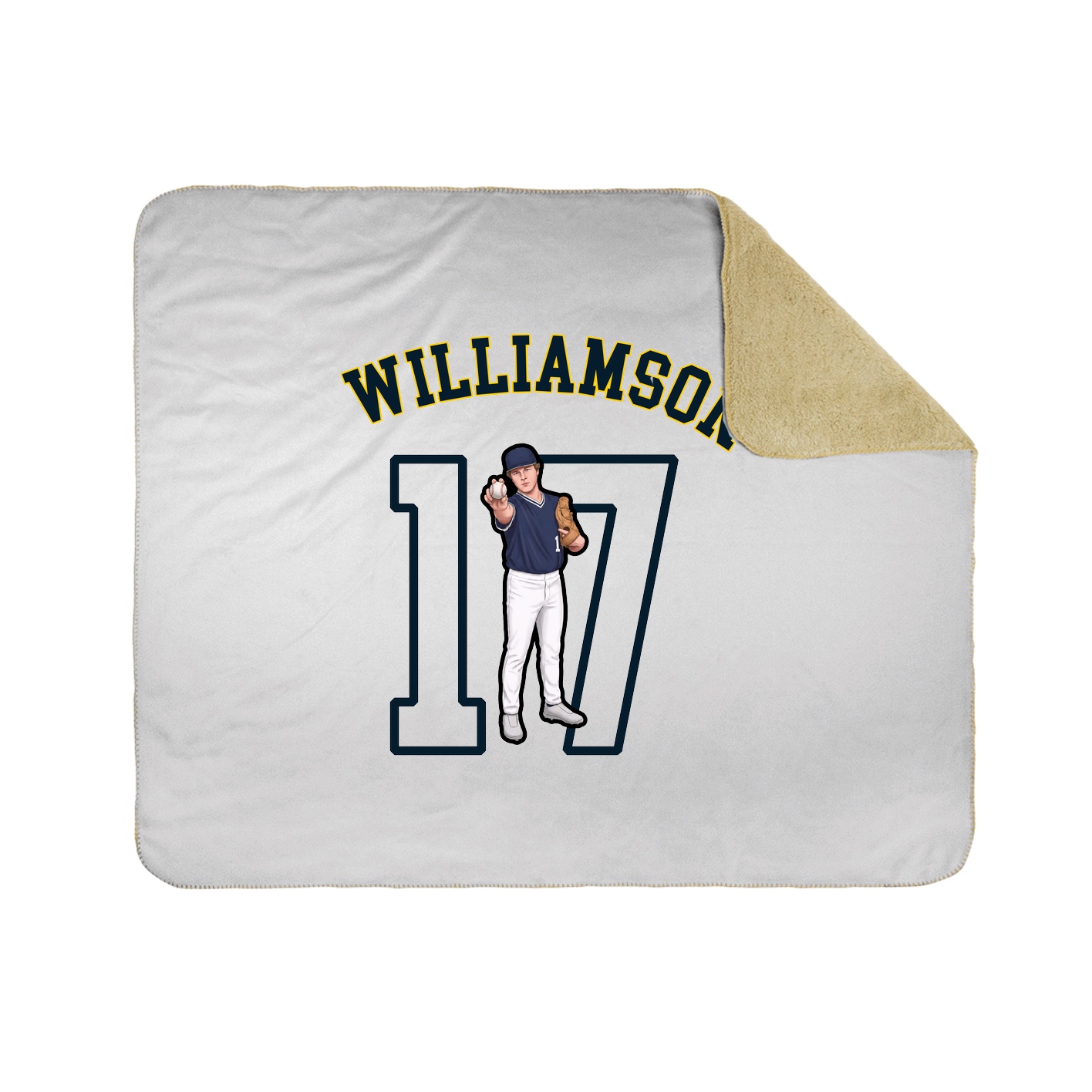 Throw Blanket — Shirsey Arch in White