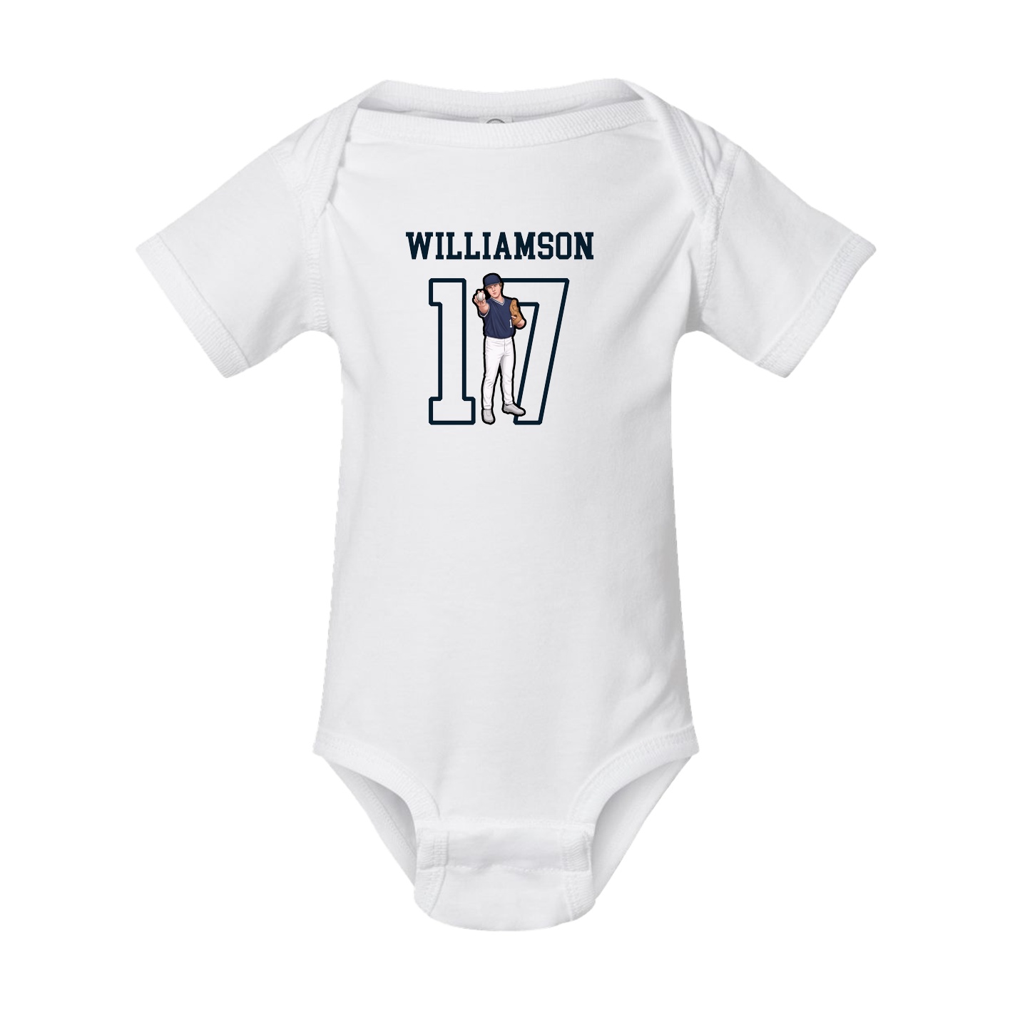 Baby Onesie — Shirsey in White