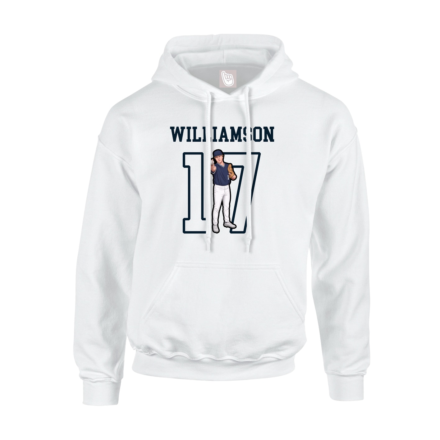 Youth Hoodie — Shirsey in White