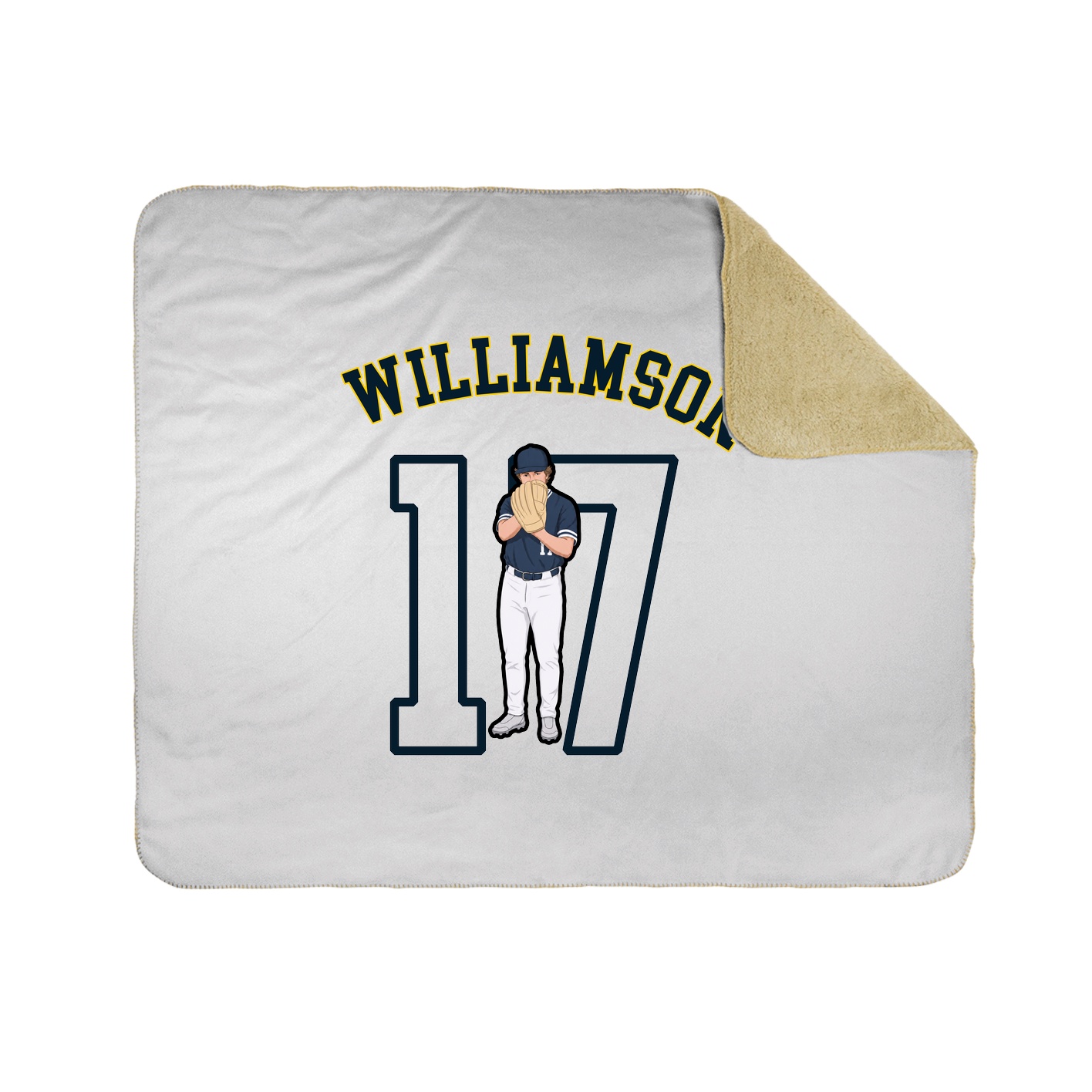 Throw Blanket — Shirsey Arch in White