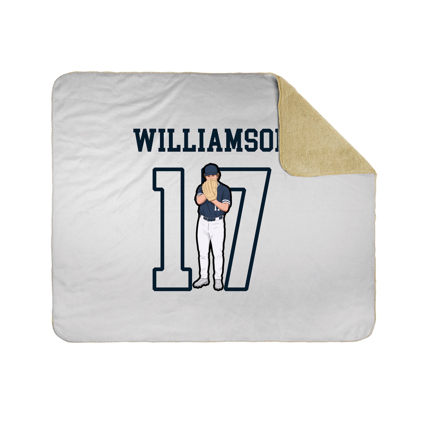 Throw Blanket — Shirsey in White