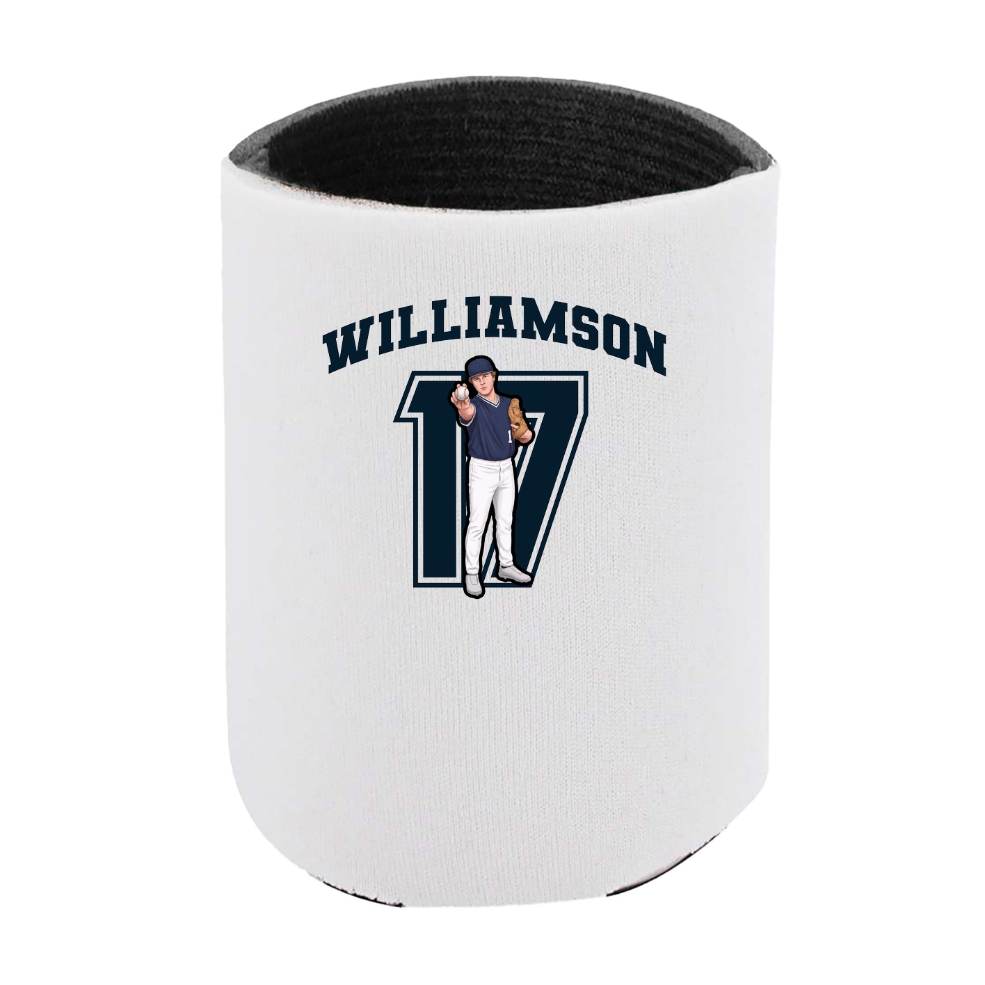 Can Holder — Number in White