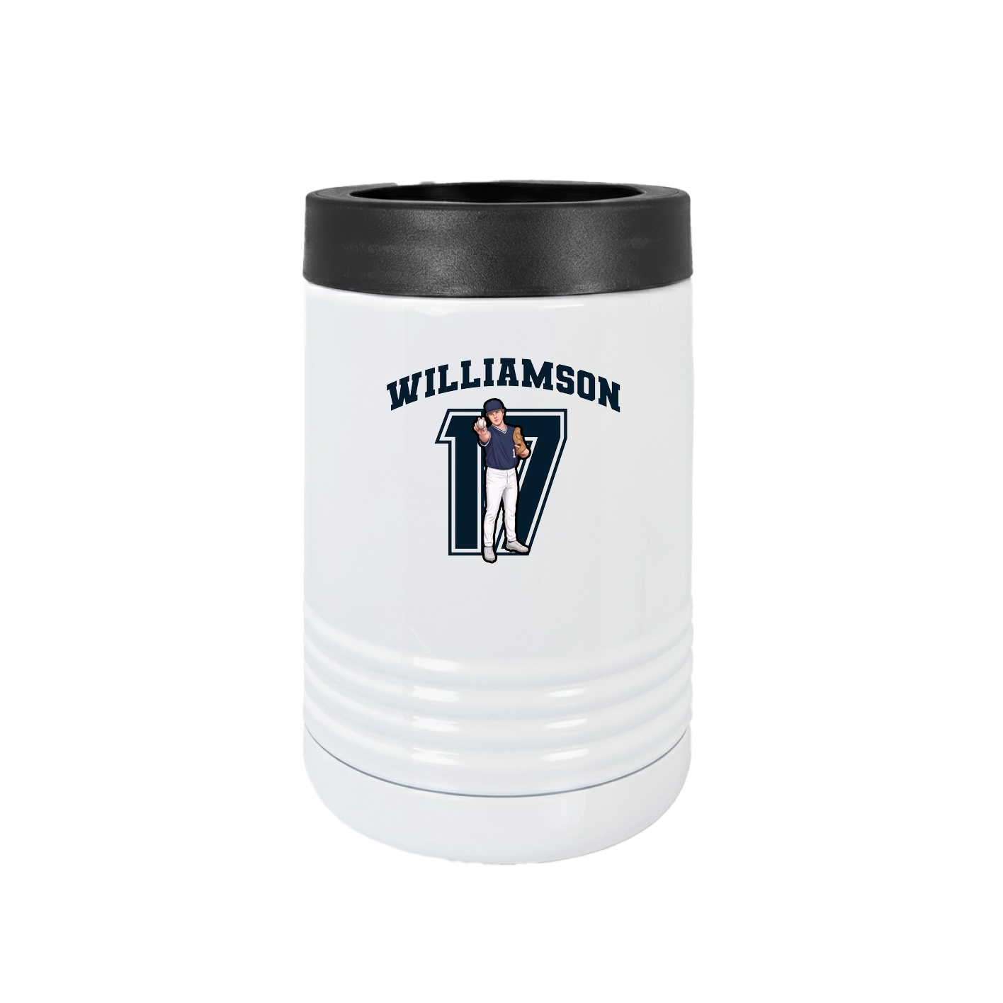 Beverage Holder — Number in White