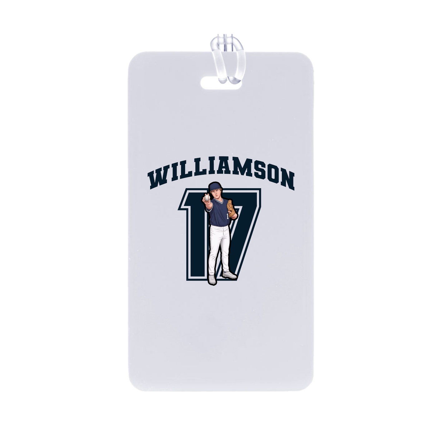 Bag Tag — Number in Classic
