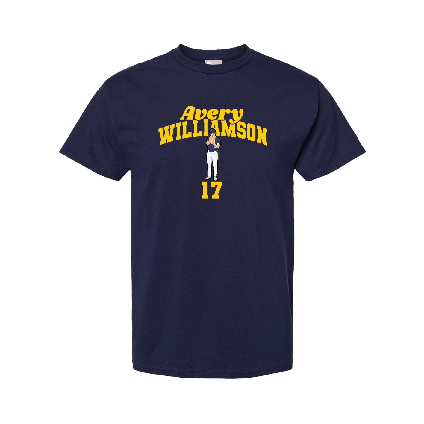 Tee — Signature Arch in Navy