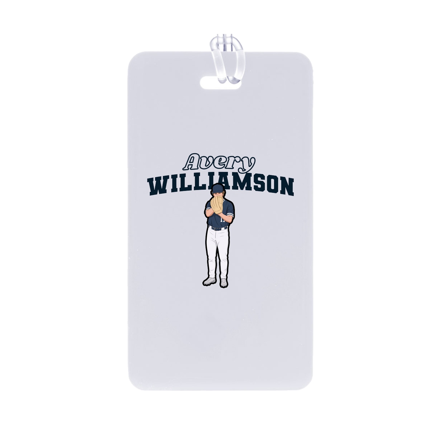 Bag Tag — Name Arch in Classic