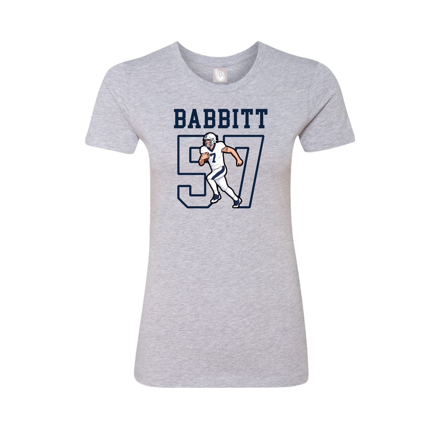 Fitted Women's Tee — Shirsey in Grey