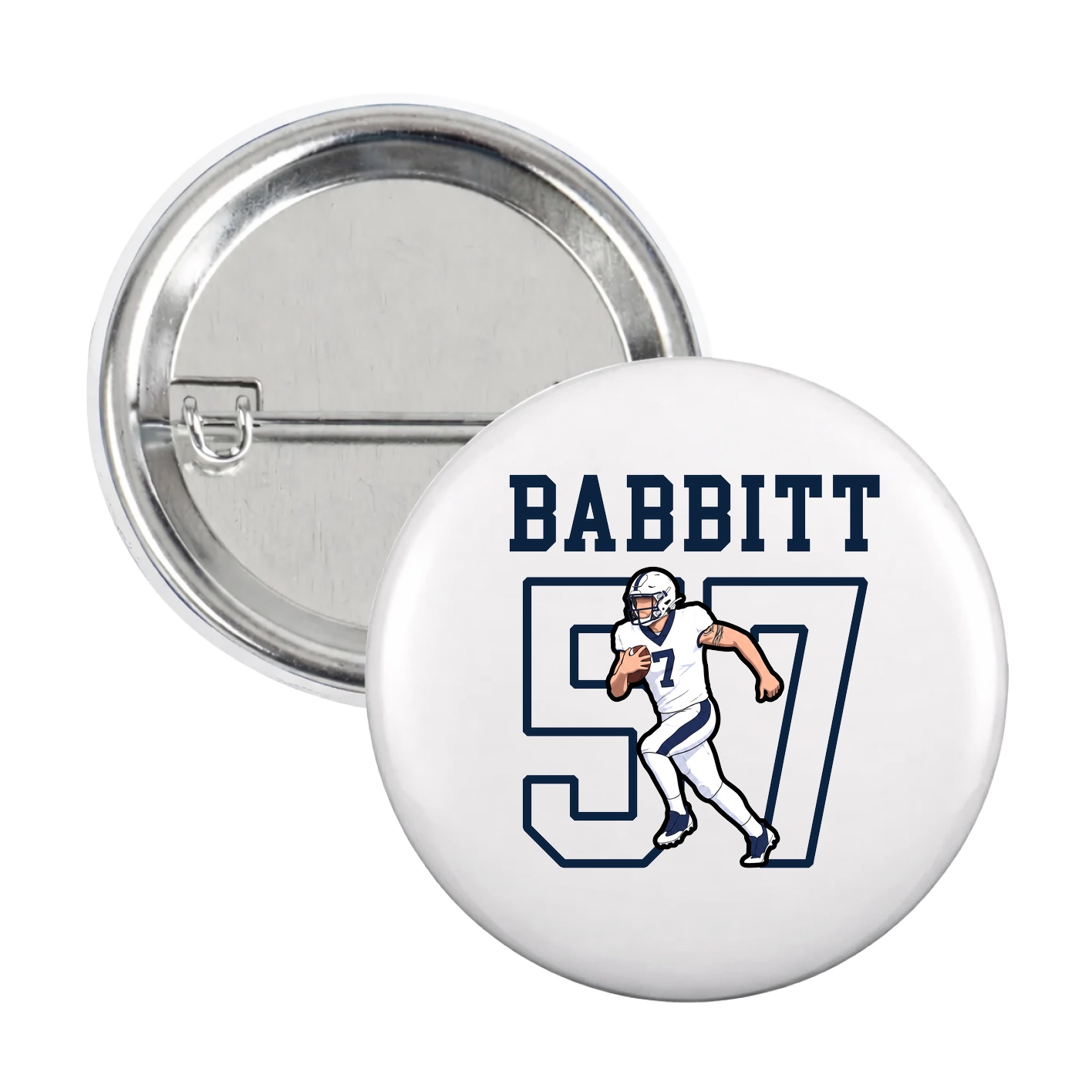 Game Day Button — Shirsey in White