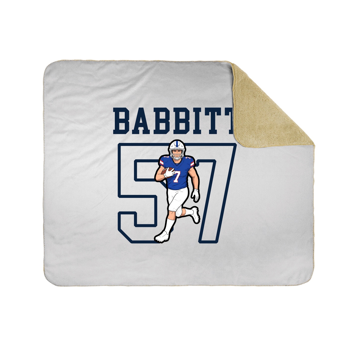 Throw Blanket — Shirsey in White