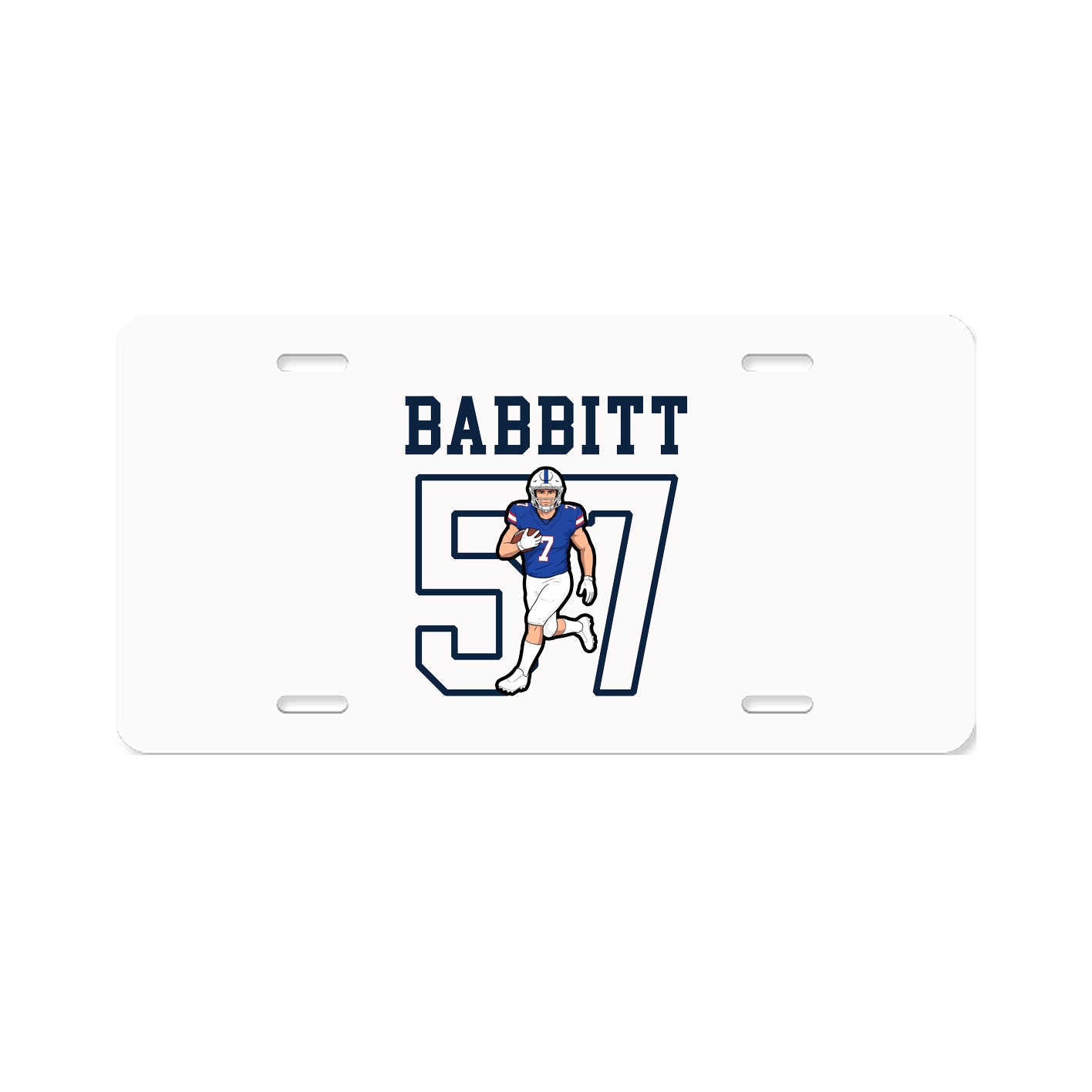 License Plate — Shirsey in Classic
