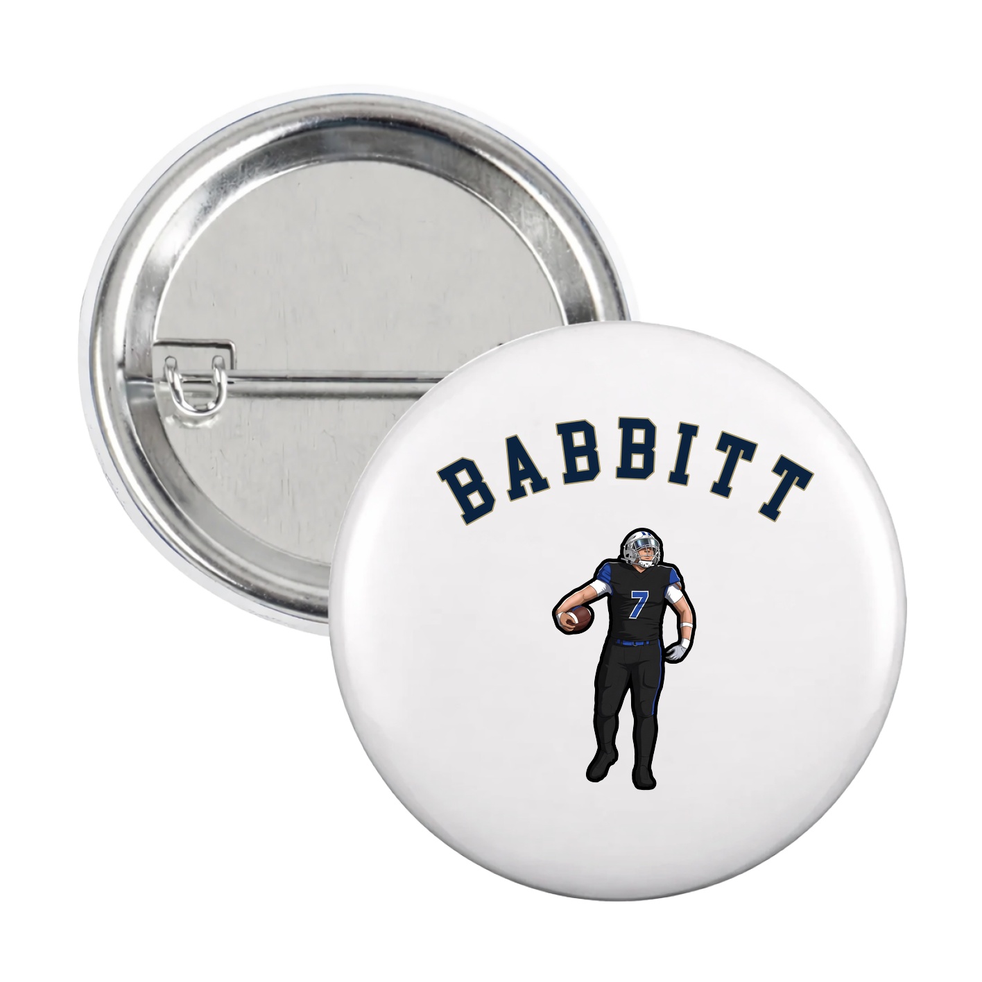 Game Day Button — Shirsey Arch in White