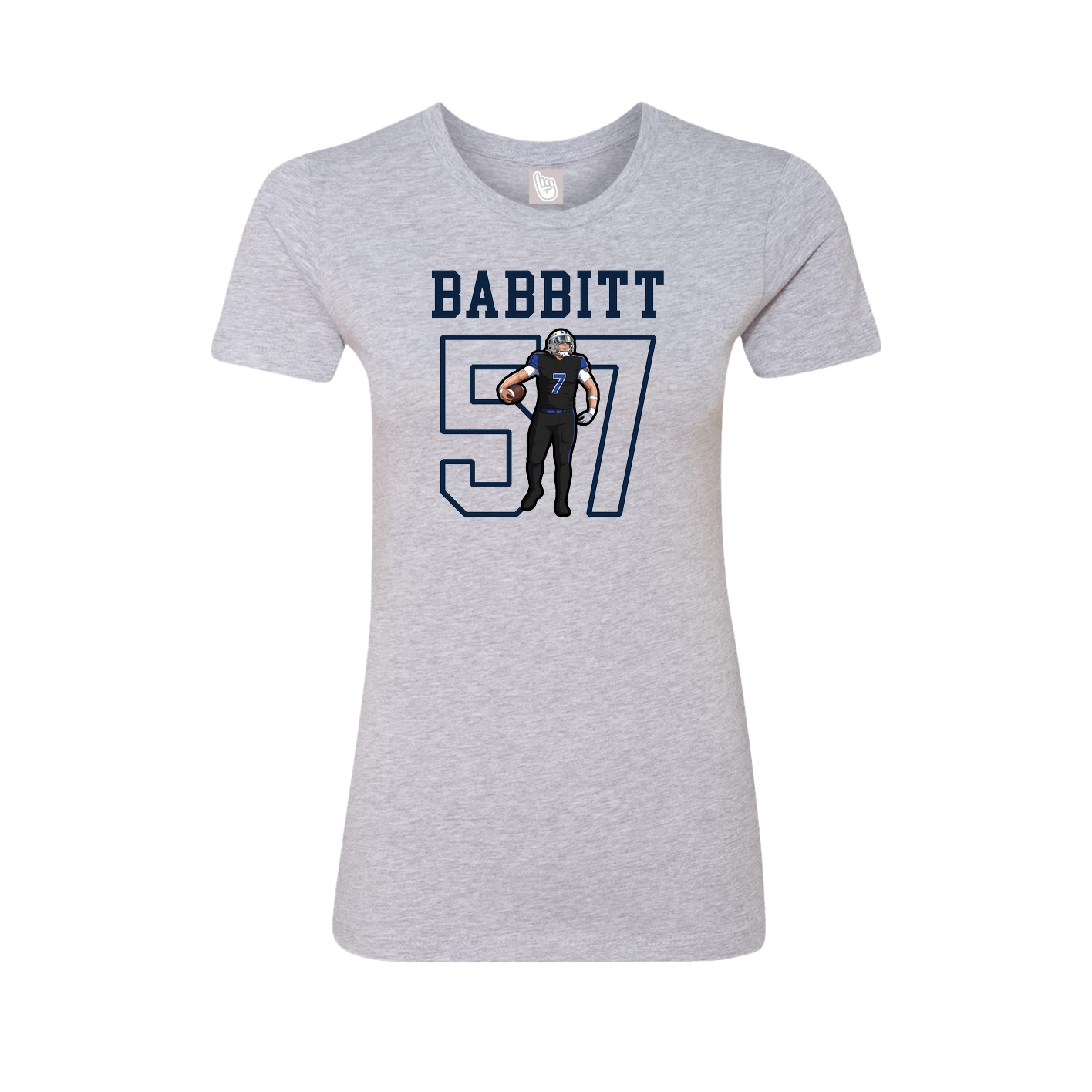 Fitted Women's Tee — Shirsey in Grey