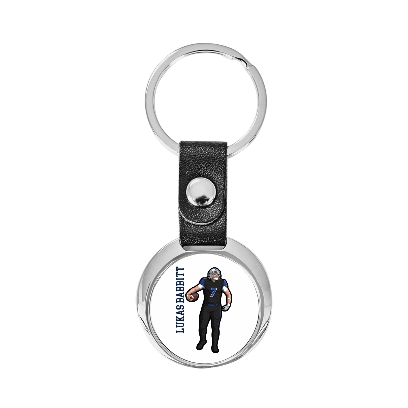 Key Chain — Name Vertical in Classic