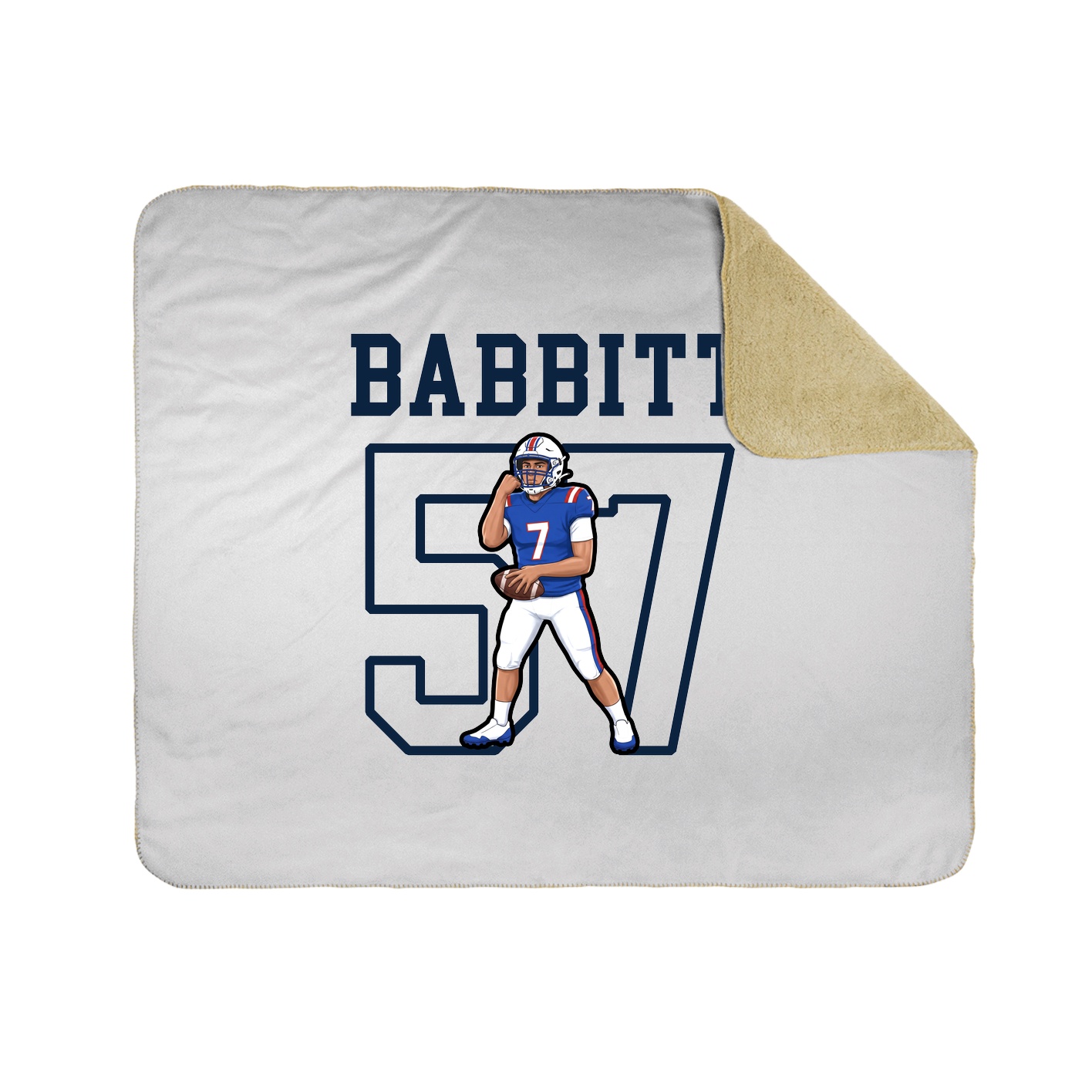 Throw Blanket — Shirsey in White
