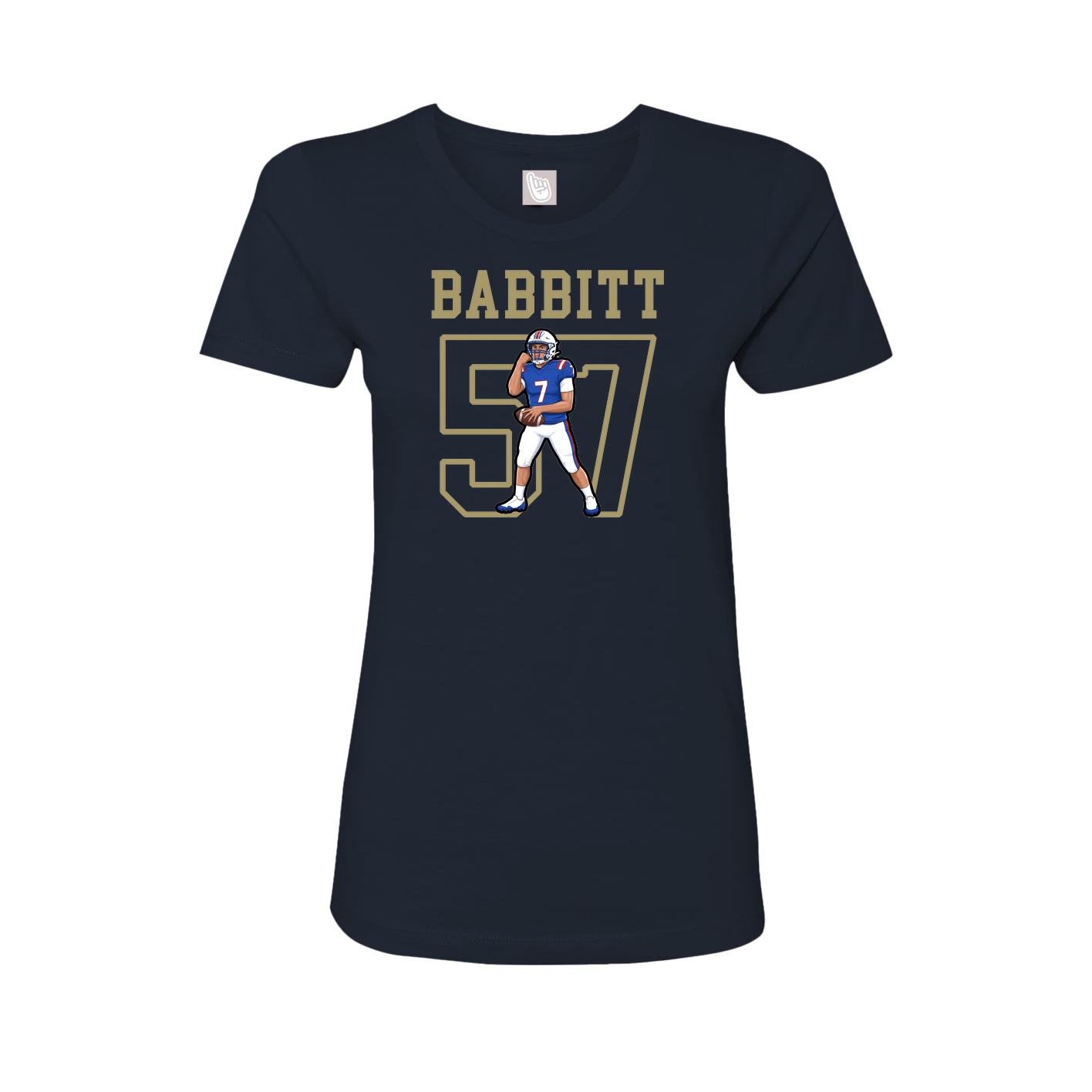 Fitted Women's Tee — Shirsey in Navy