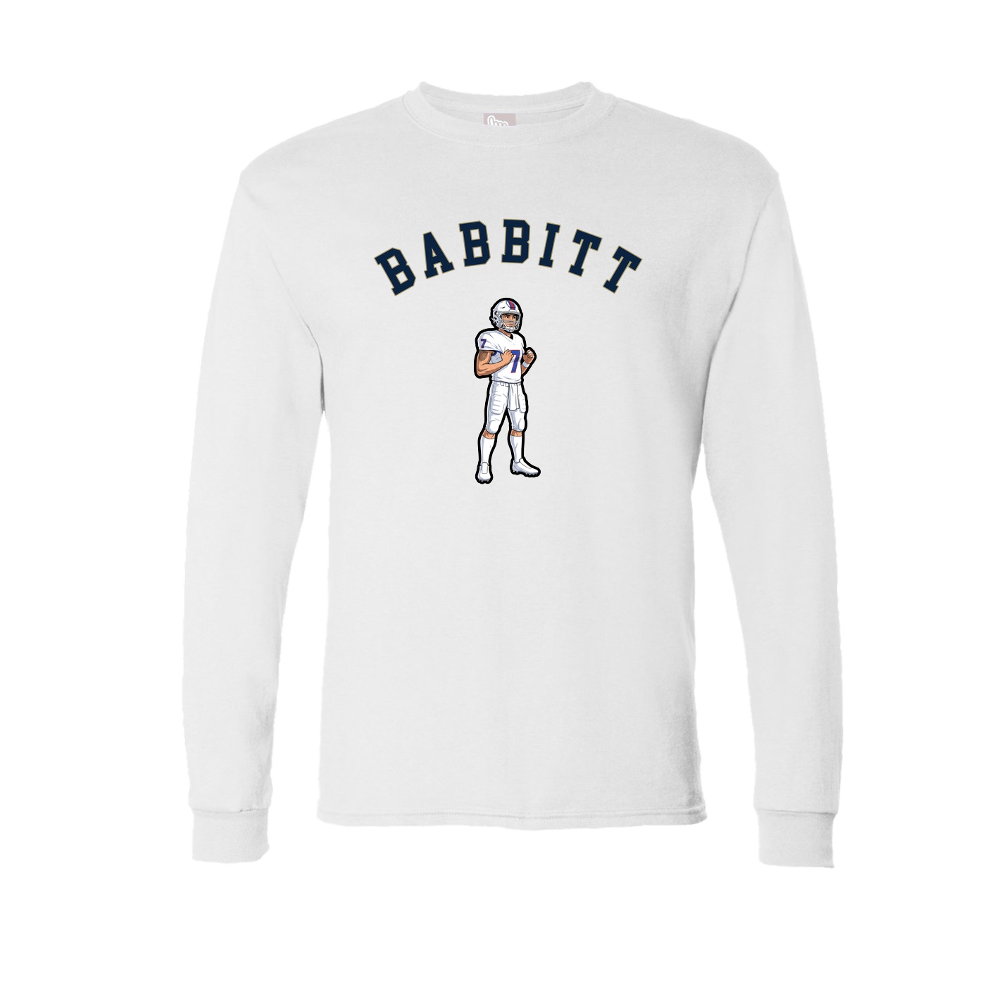 Long Sleeve Tee — Shirsey Arch in White