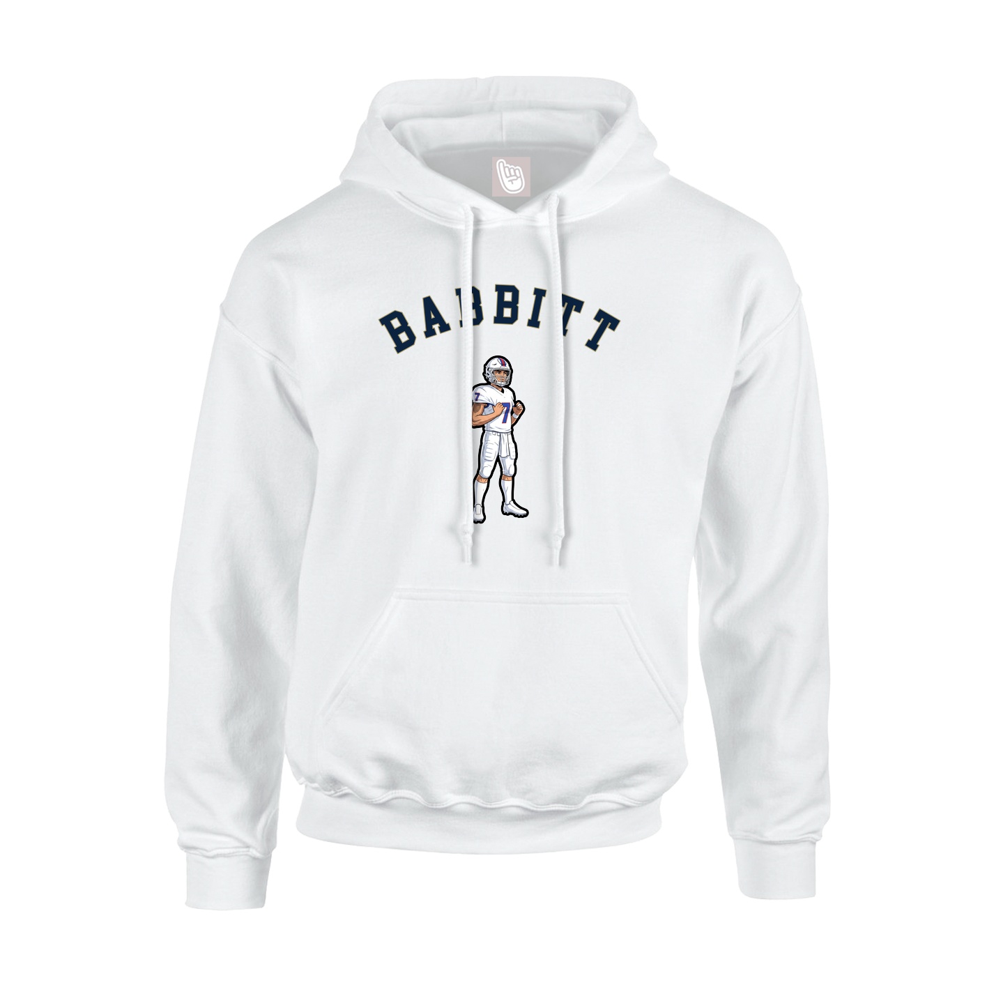 Youth Hoodie — Shirsey Arch in White