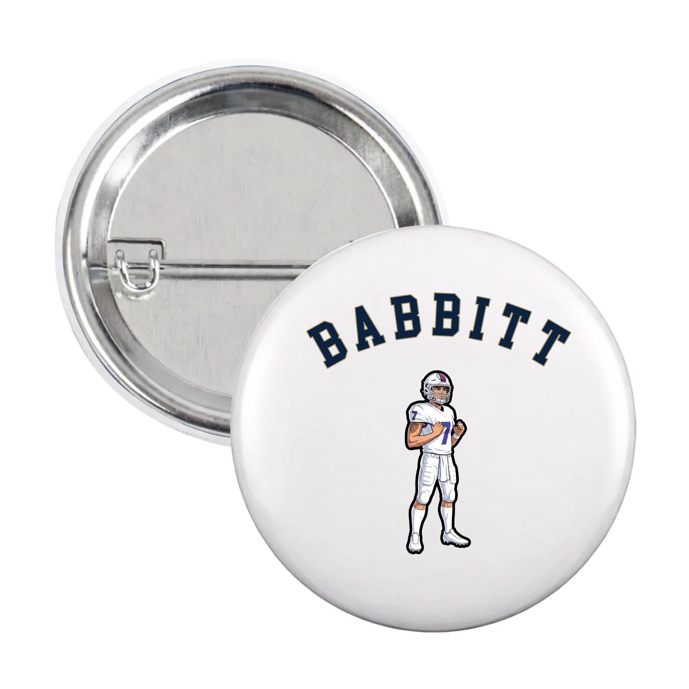Game Day Button — Shirsey Arch in White