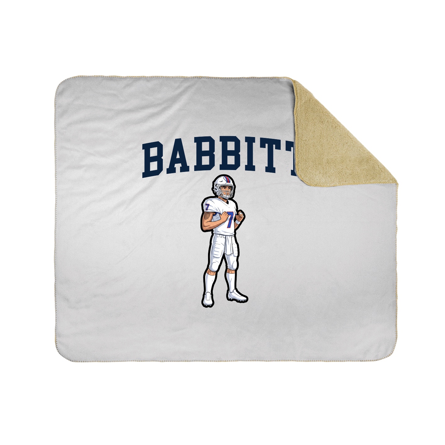 Throw Blanket — Shirsey in White