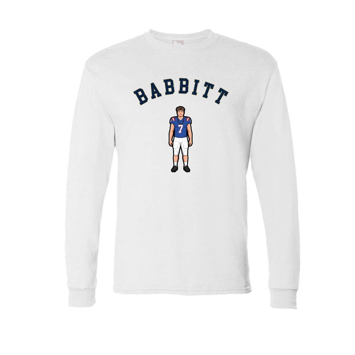 Long Sleeve Tee — Shirsey Arch in White