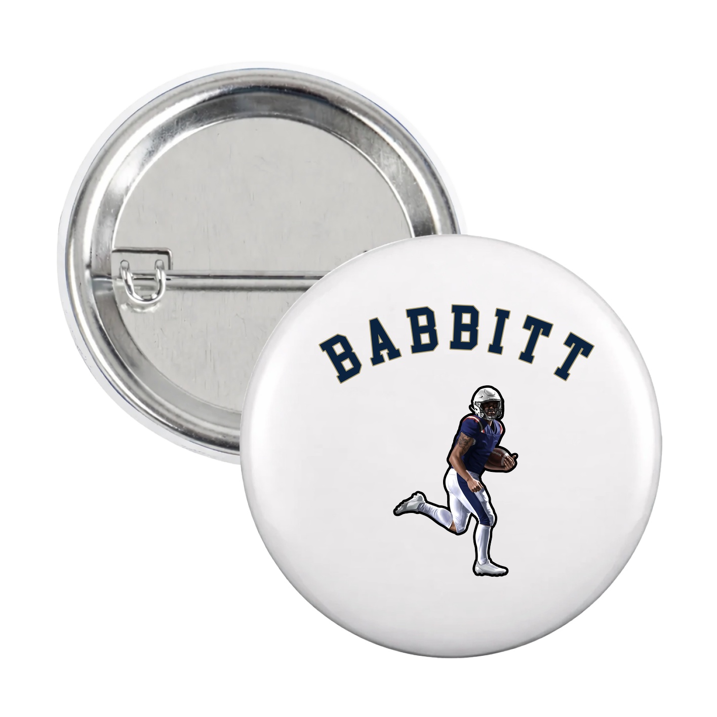 Game Day Button — Shirsey Arch in White