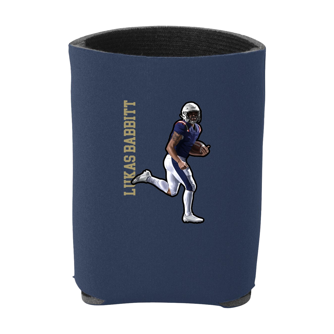 Can Holder — Name Vertical in Navy