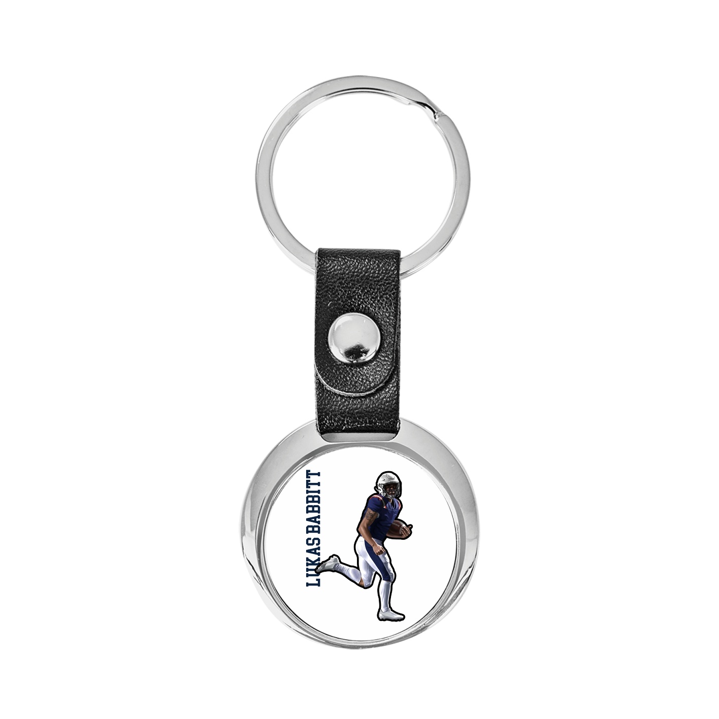 Key Chain — Name Vertical in Classic