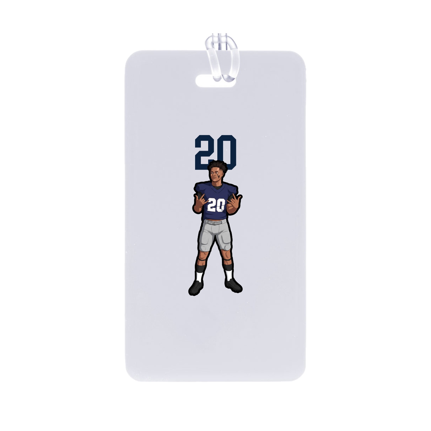 Bag Tag — Number Top in Classic