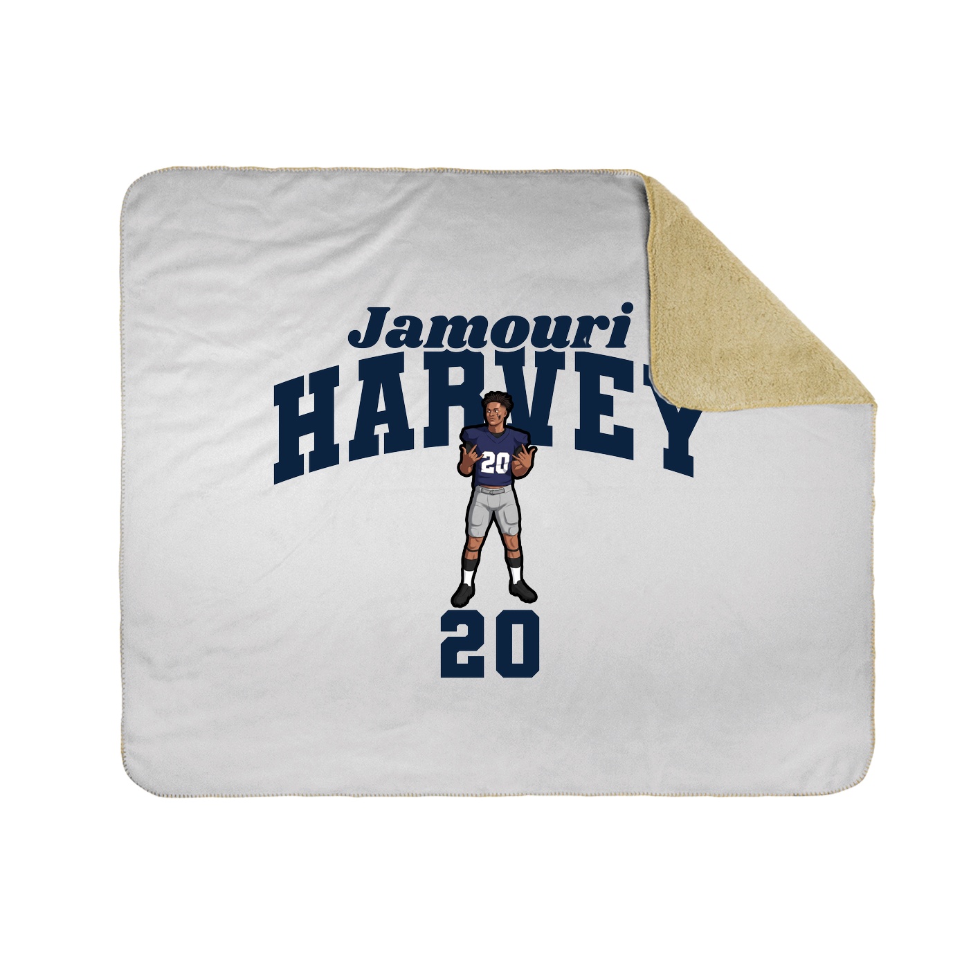Throw Blanket — Signature Arch in White