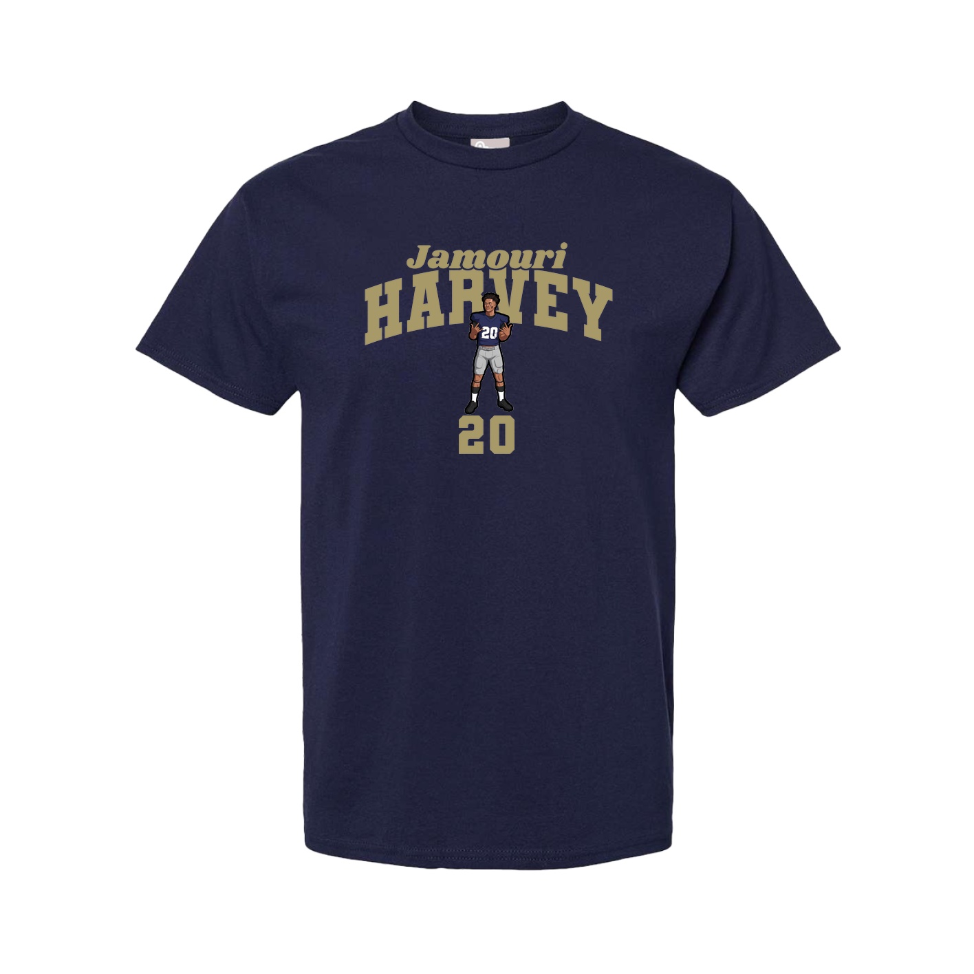 Tee — Signature Arch in Navy