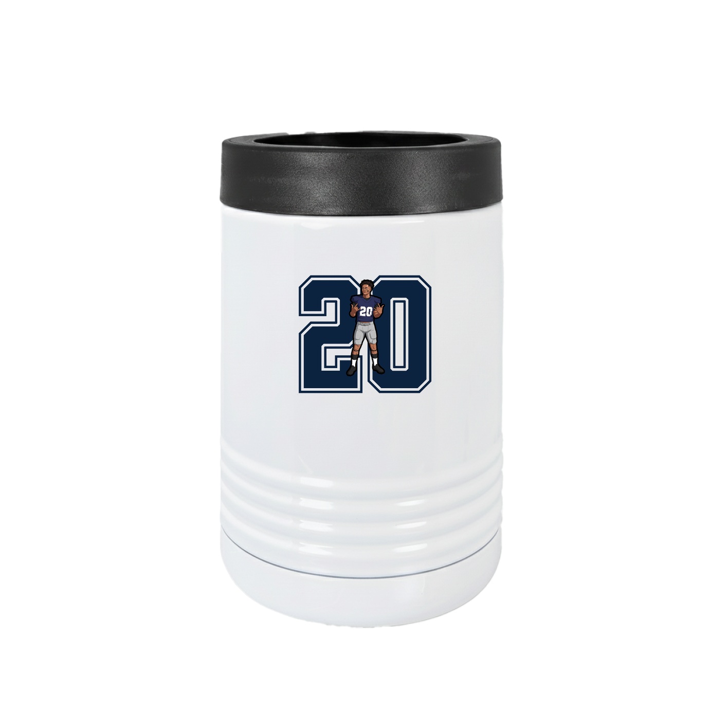 Beverage Holder — Number in White