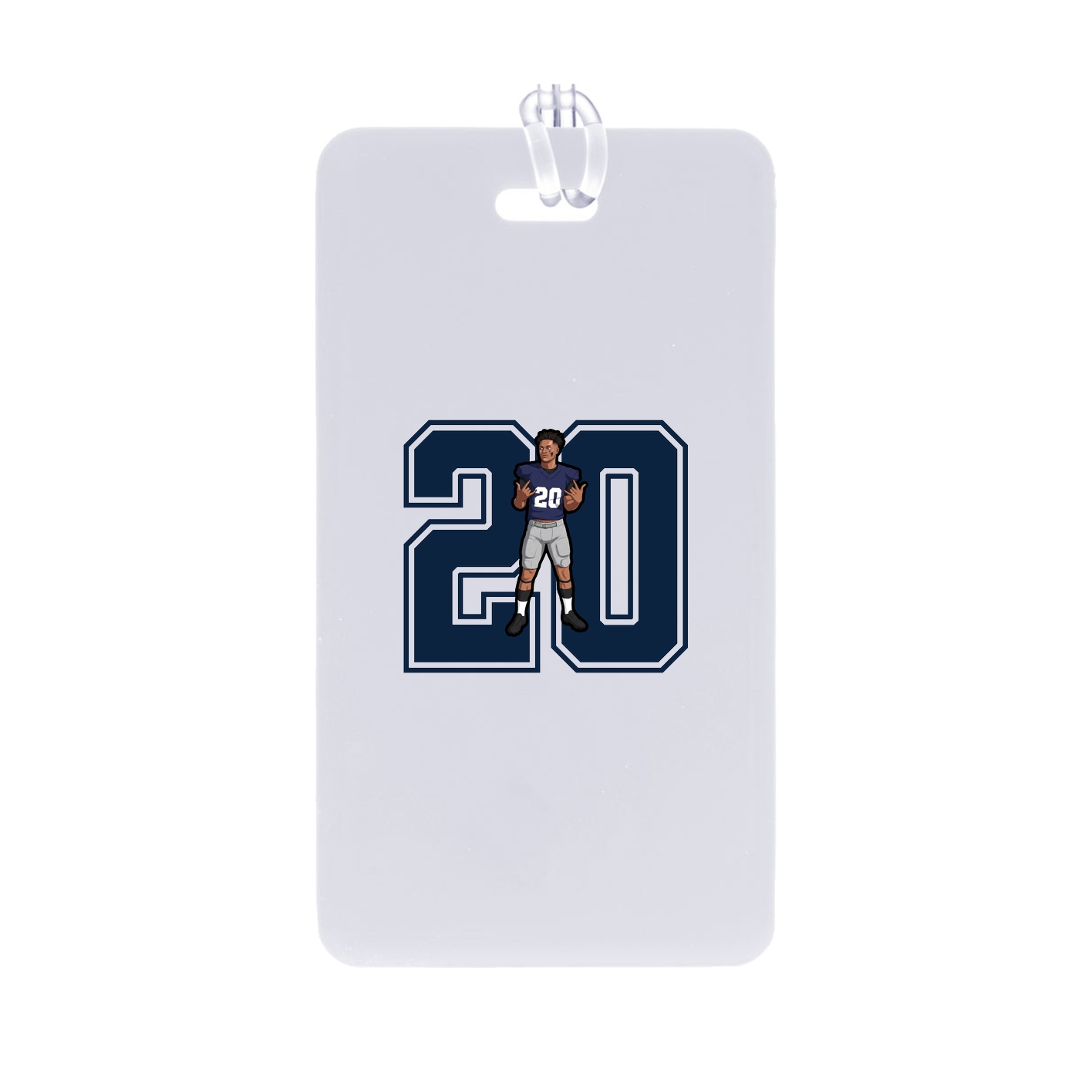 Bag Tag — Number in Classic