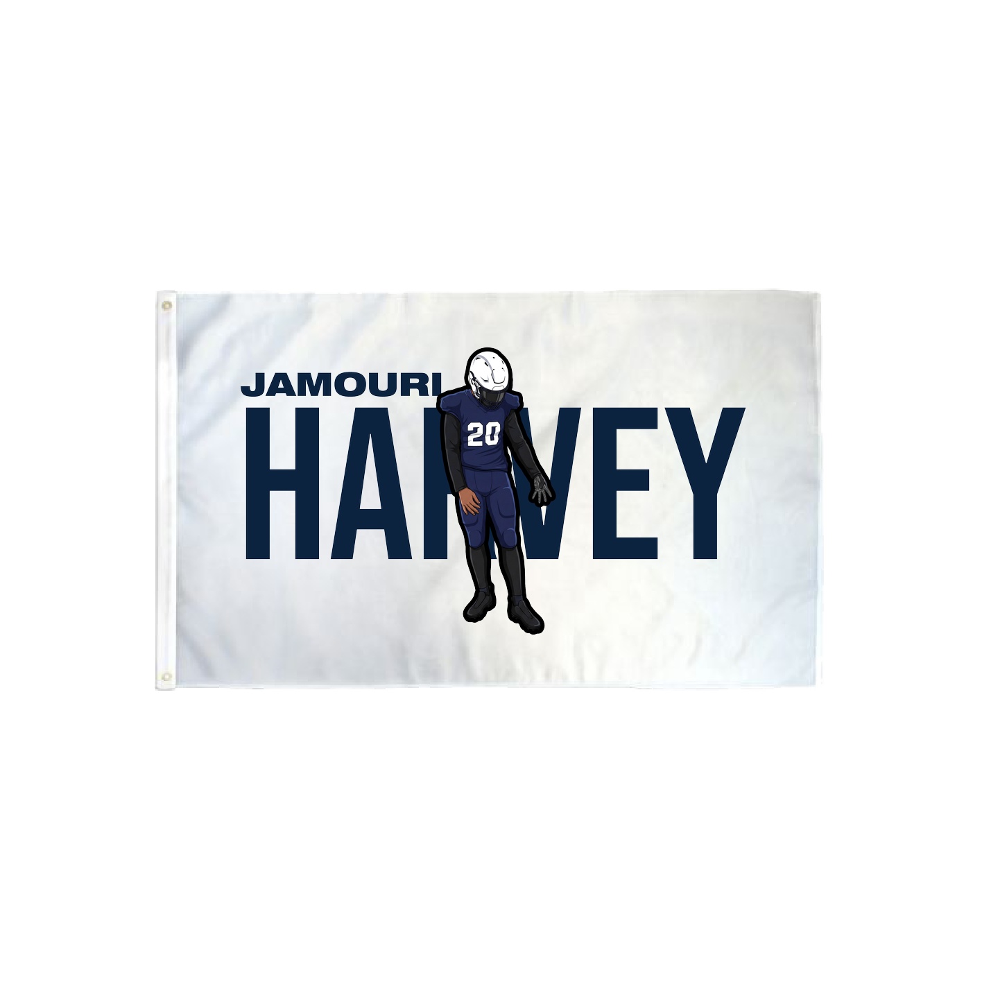 3x5 Flag — Player Name in Classic