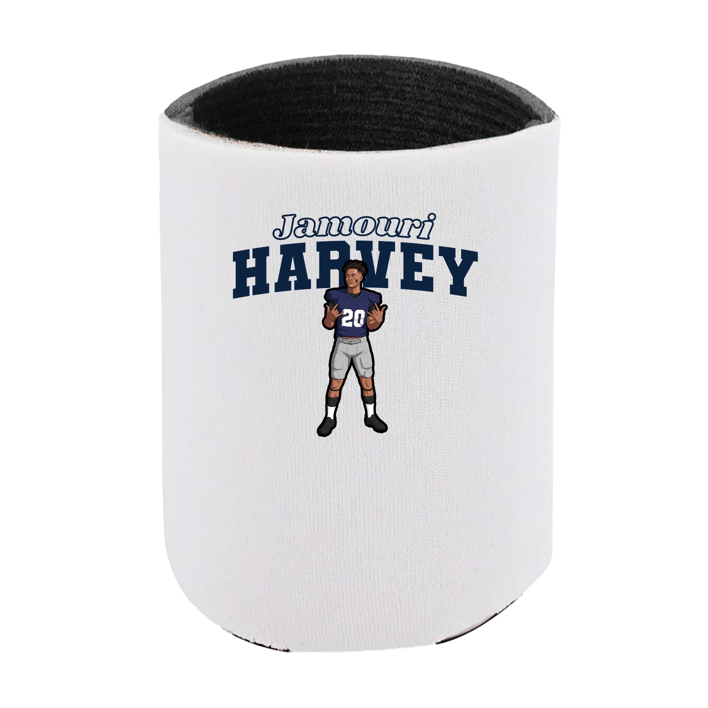 Can Holder — Name Arch in White