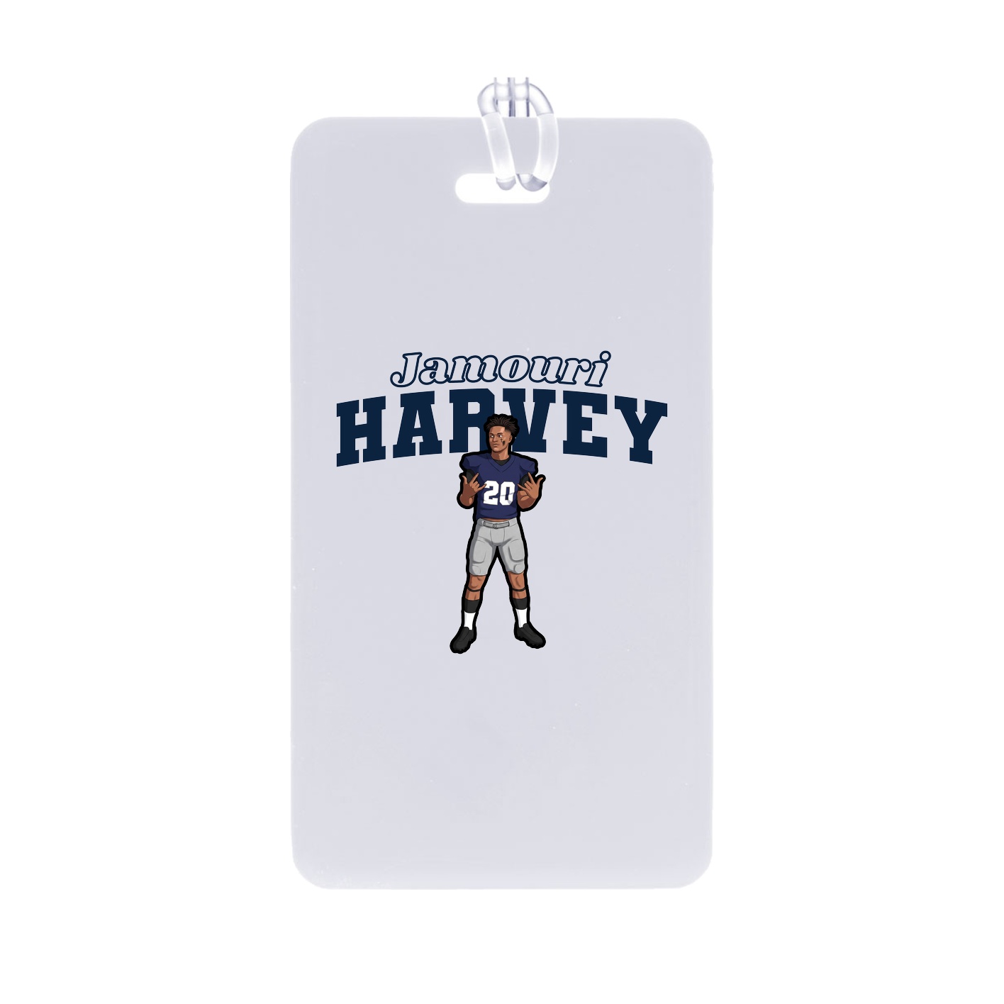 Bag Tag — Name Arch in Classic