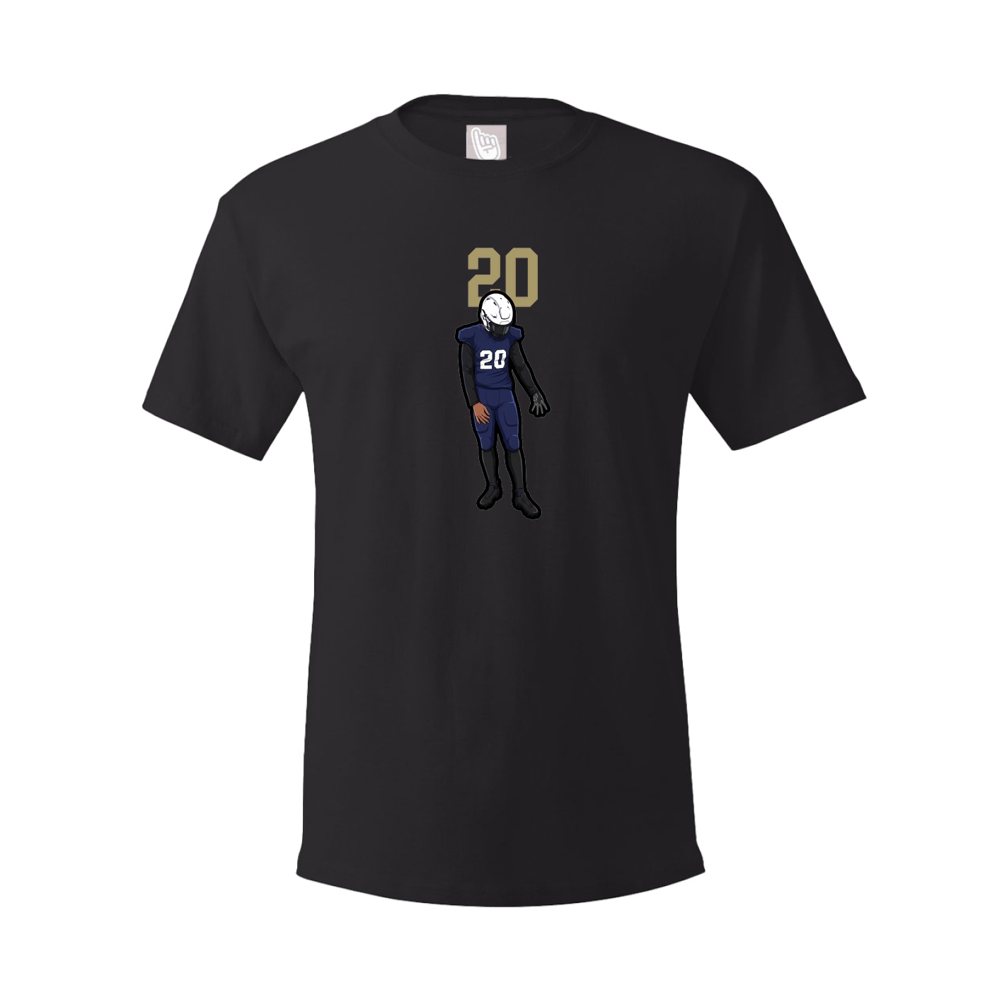 Tee — Number Top in Black