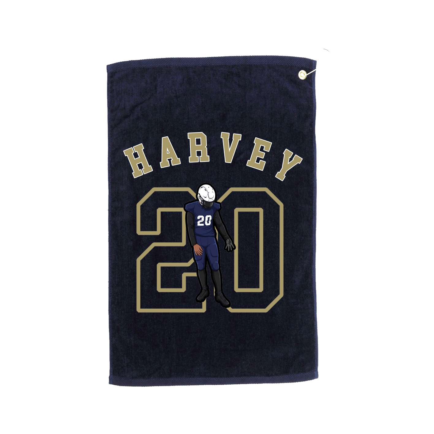 Golf Towel — Shirsey Arch in Navy