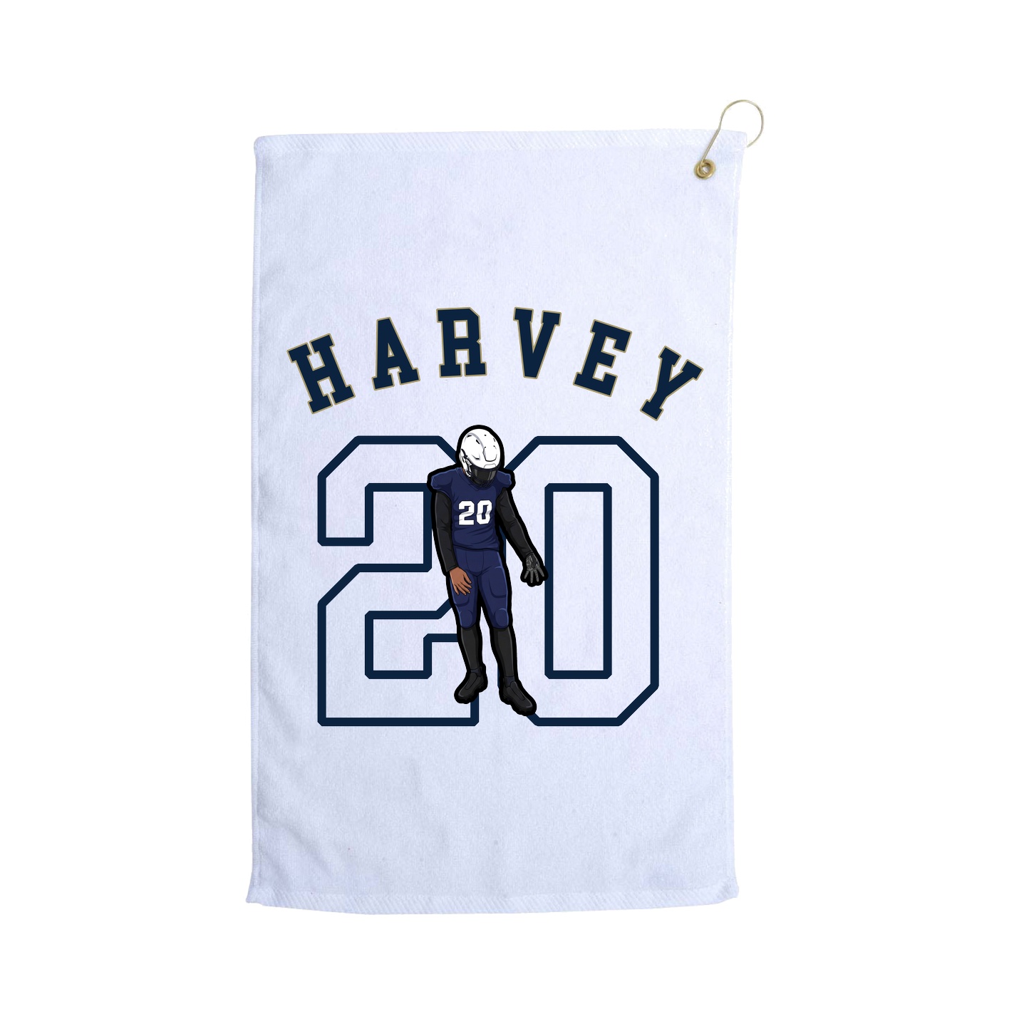 Golf Towel — Shirsey Arch in White