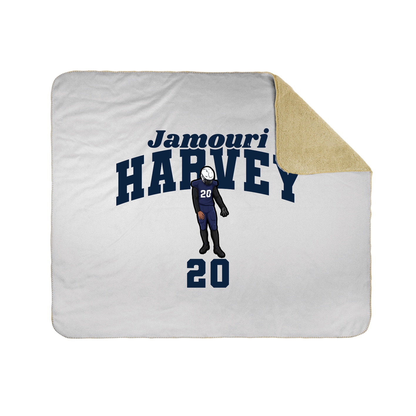 Throw Blanket — Signature Arch in White