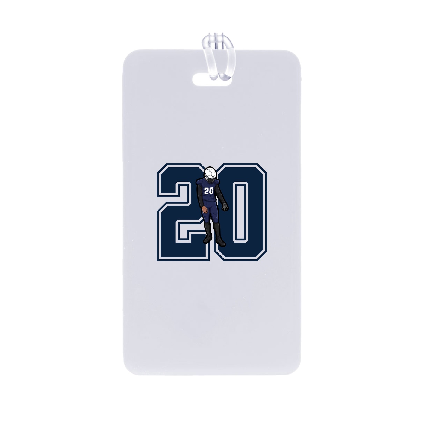 Bag Tag — Number in Classic
