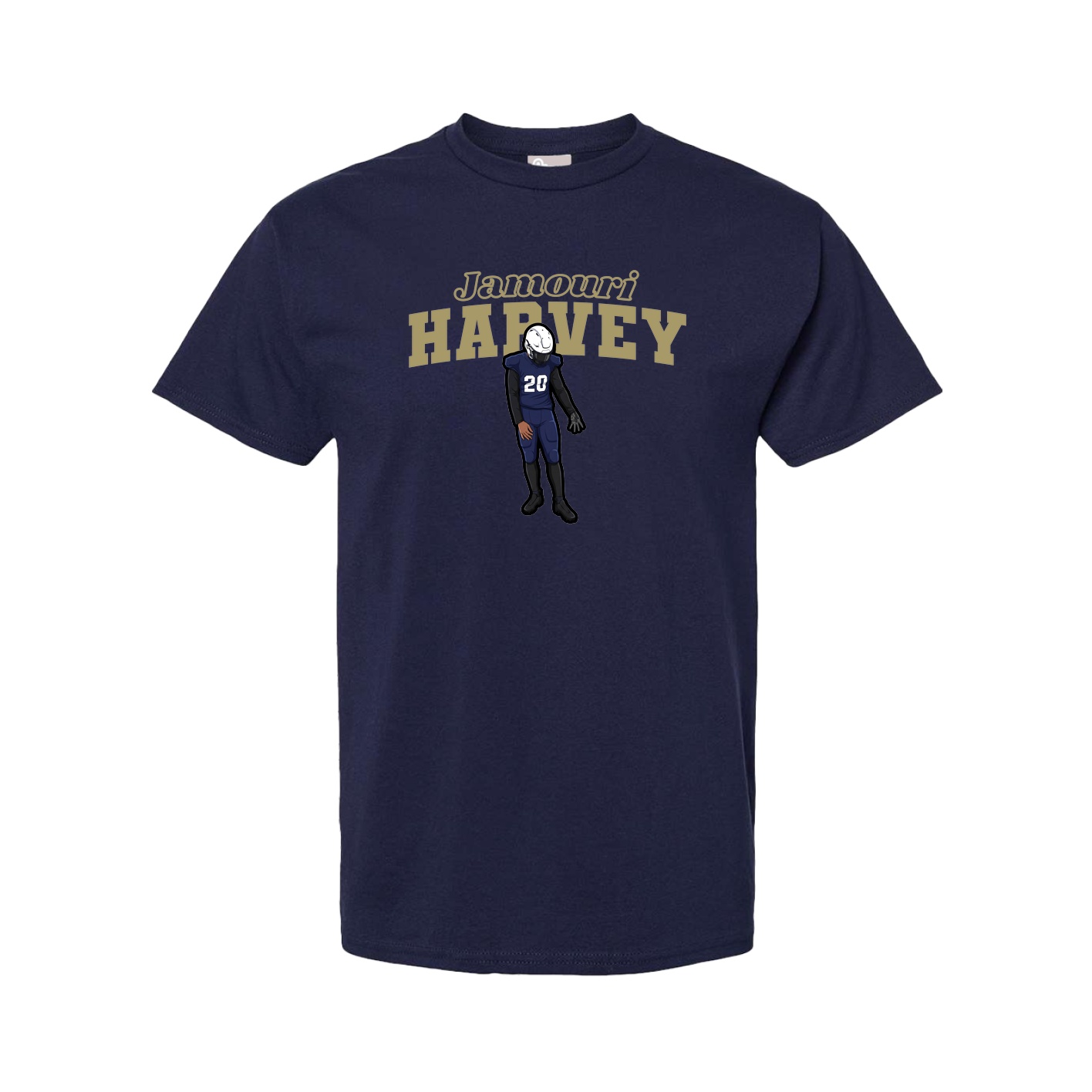 Tee — Name Arch in Navy