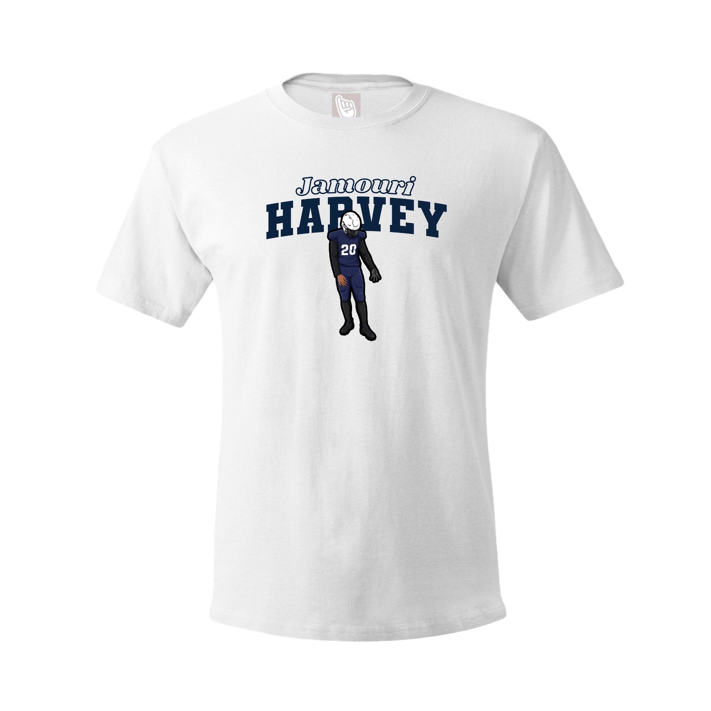 Tee — Name Arch in White