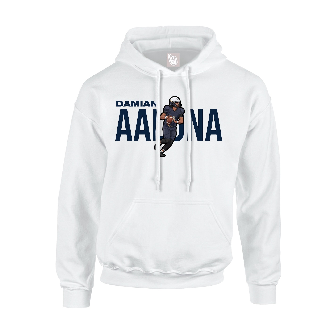Hoodie — Player Name in White