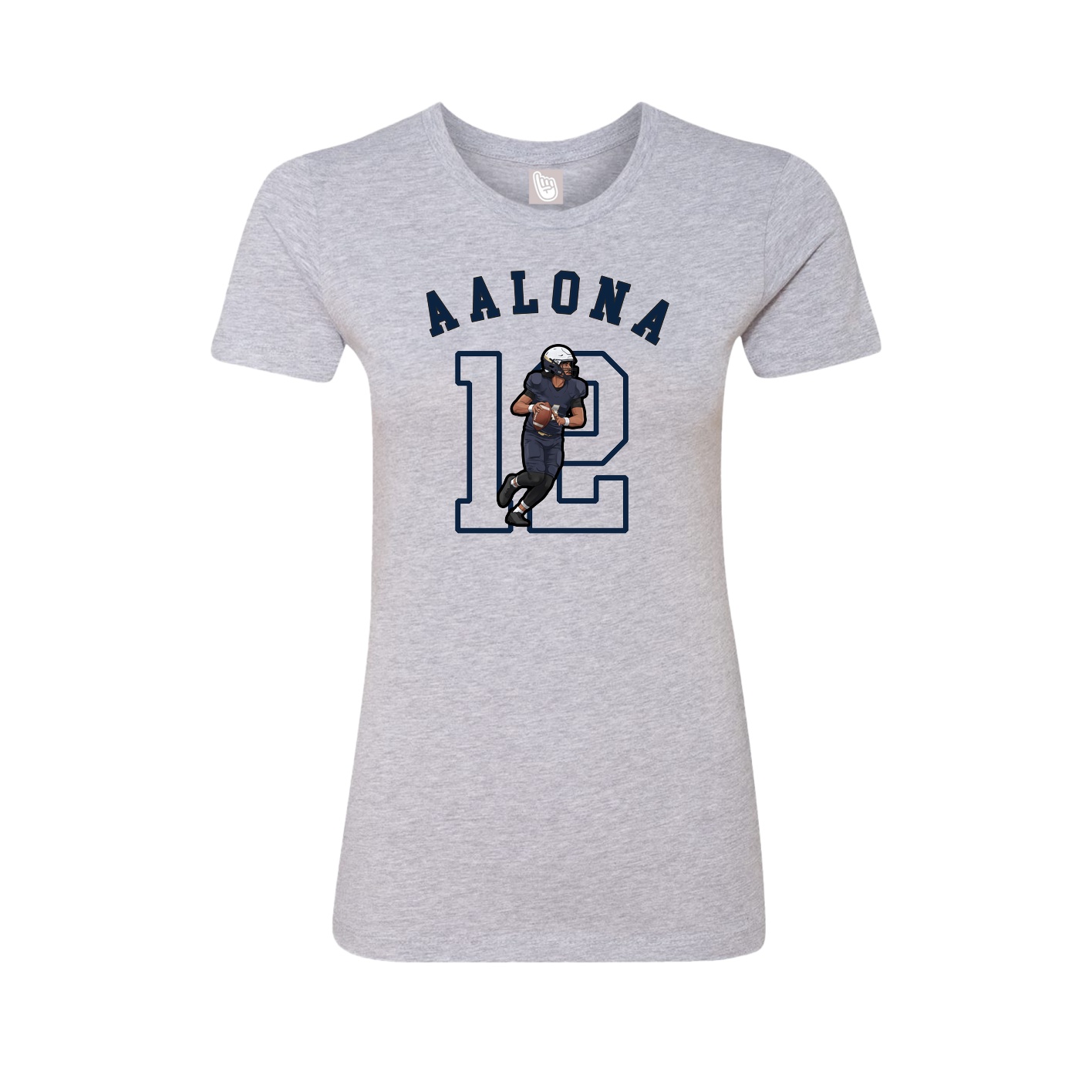Fitted Women's Tee — Shirsey Arch in Grey